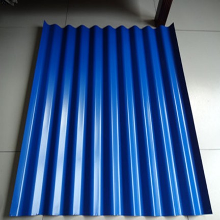 blue color corrugated roof sheets