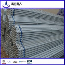 Galvanized steel pipe for construction