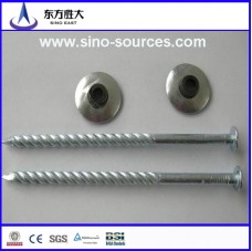Galvanized nail with ring shank