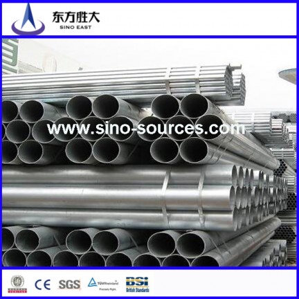 ASTM A53 round hot dipped galvanized steel pipe/tube factory