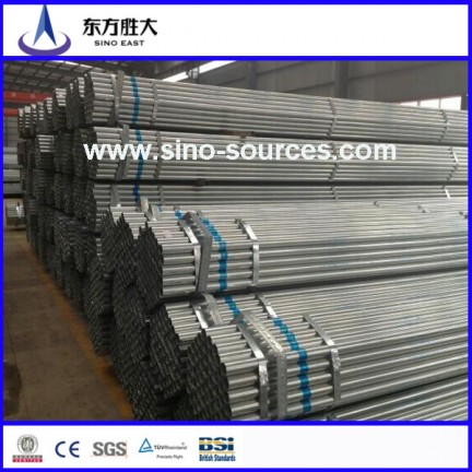 Galvanized steel pipe for construction bs1139 en74