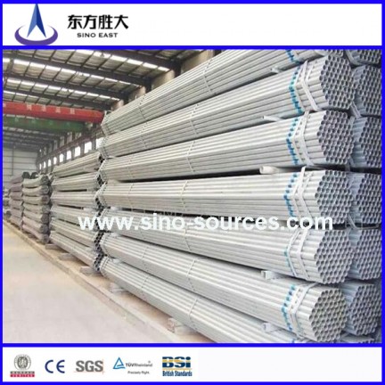 galvanized steel pipe with threaded and socket chinese factory