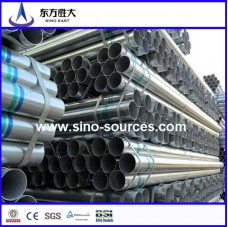 hot rolled galvanized steel pipe for constructure