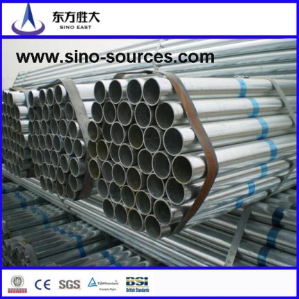 1.5 inch BS1387 galvanized Steel Pipe