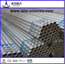 Q345 galvanized pipe threaded TCT 3mm