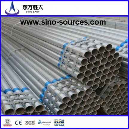 Q345 galvanized pipe threaded TCT 3mm