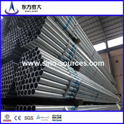 sch40 mild steel galvanized hollow tube