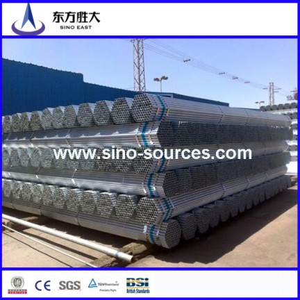 THREAD AND SOCKED HOT DIP GALVANIZED STEEL PIPE