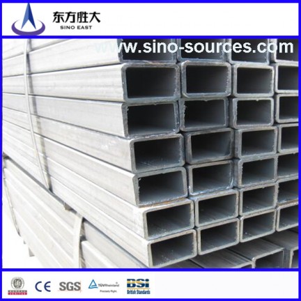 bs 1387 60×250 galvanized  rectangular steel pipe