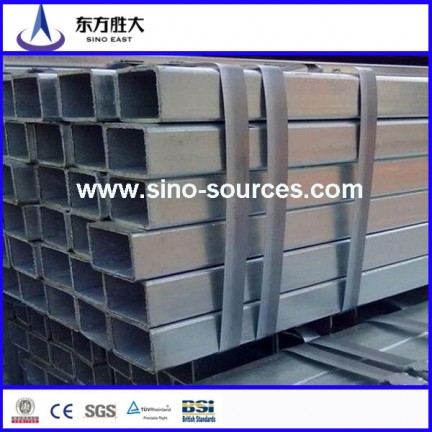 astm a500 60×15 hot dip galvanized rectangular steel pipes