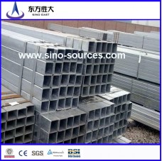 BS1387/ASTM A53 galvanized square steel pipe