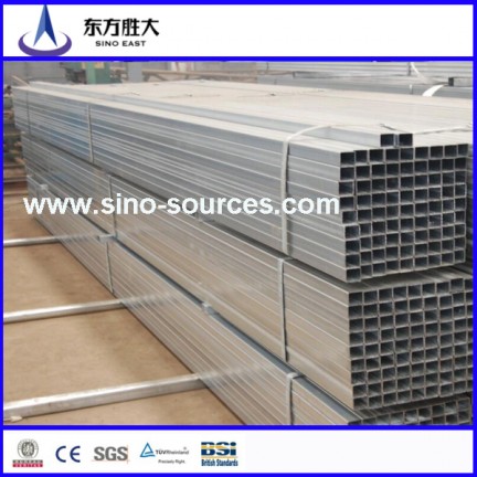 ERW hot dipped galvanized Square Steel Pipe S235JR