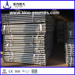bs1139 48×3.0m red painted scaffolding steel pipe
