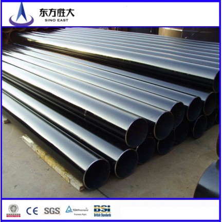 Manufacturers ERW materials construction black galvanized steel pipe