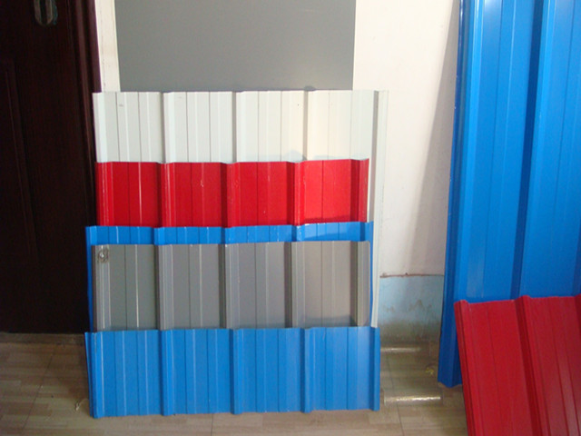 color corrugated roof sheets