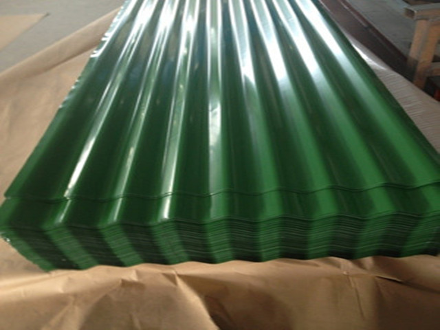 corrugated color coated zinc steel roofing sheets