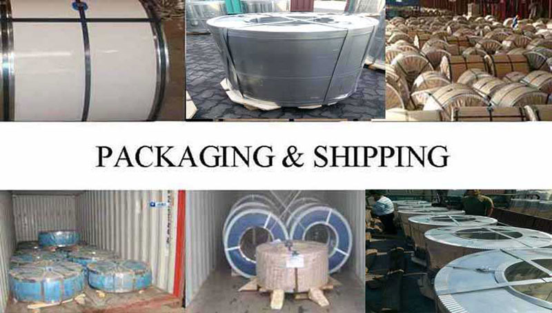 Packaging and Shipping of Galvanized Steel Coil